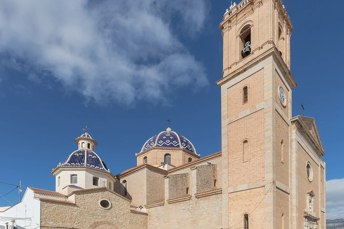 Casco antiguo blanco de Altea